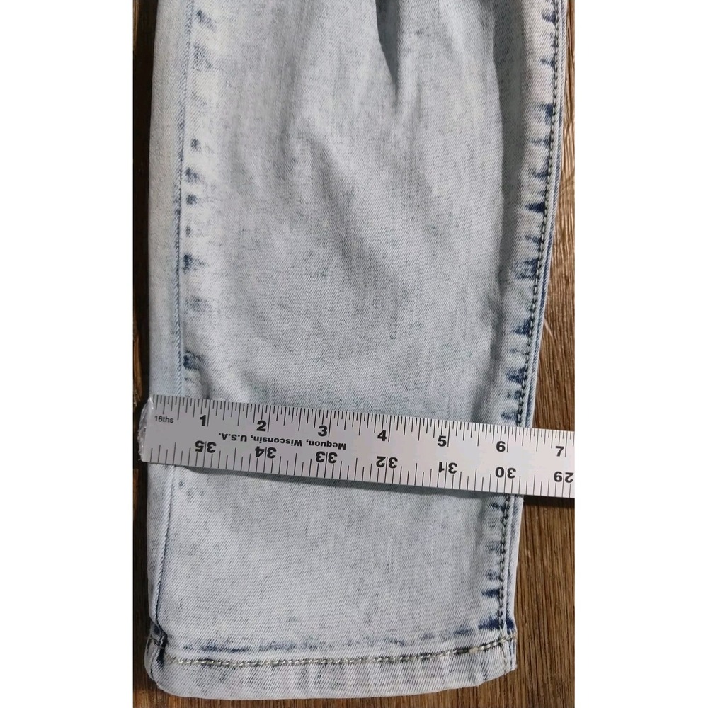 Judy Blue Women's‎ Size 2XL Blue Distressed  Tapered Leg Light Wash Denim - Picture 5 of 6
